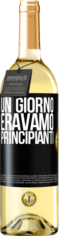 29,95 € | Vino bianco Edizione WHITE Un giorno eravamo principianti Etichetta Nera. Etichetta personalizzabile Vino giovane Raccogliere 2024 Verdejo