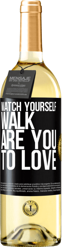 29,95 € | White Wine WHITE Edition Watch yourself walk. Are you to love Black Label. Customizable label Young wine Harvest 2023 Verdejo