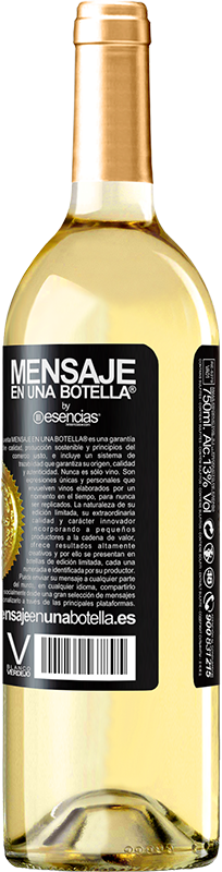 «To any person of any SEX with each glass of this wine we give a lid for FREE» WHITE Edition