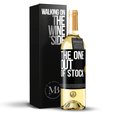 «The one out of stock» Edición WHITE