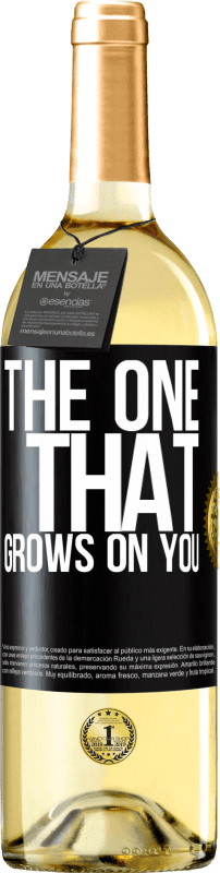 29,95 € | Белое вино Издание WHITE The one that grows on you Черная метка. Настраиваемая этикетка Молодое вино Урожай 2023 Verdejo