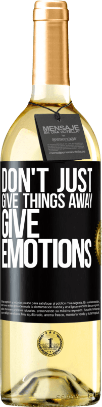 29,95 € | Белое вино Издание WHITE Не просто отдавать вещи, дарить эмоции Черная метка. Настраиваемая этикетка Молодое вино Урожай 2023 Verdejo