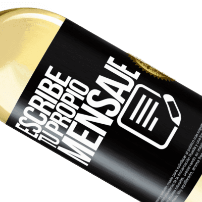 Expresiones Únicas y Personales. «Aviso: contiene perfección embotellada» Edición WHITE