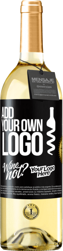 29,95 € | White Wine WHITE Edition Add your own logo Black Label. Customizable label Young wine Harvest 2023 Verdejo