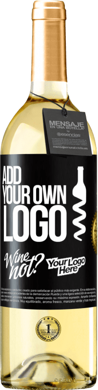 29,95 € | White Wine WHITE Edition Add your own logo Black Label. Customizable label Young wine Harvest 2024 Verdejo