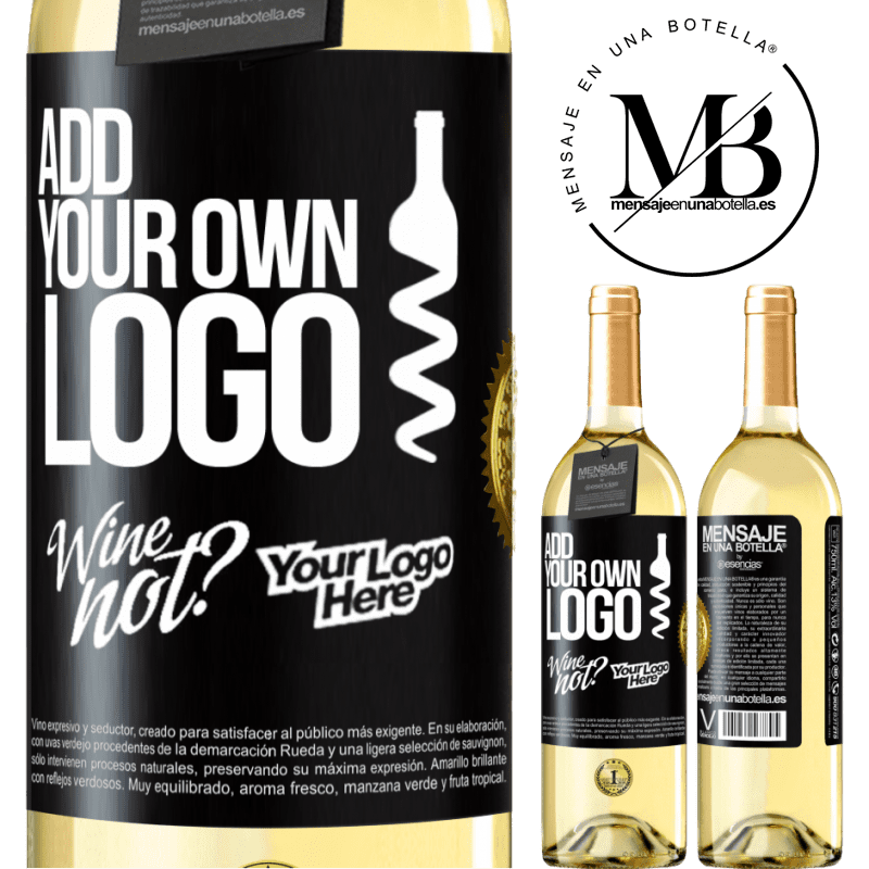29,95 € Free Shipping | White Wine WHITE Edition Add your own logo Black Label. Customizable label Young wine Harvest 2023 Verdejo