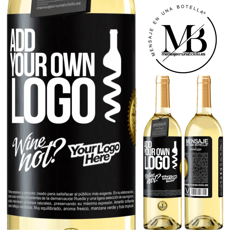 29,95 € Free Shipping | White Wine WHITE Edition Add your own logo Black Label. Customizable label Young wine Harvest 2024 Verdejo