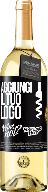 29,95 € | Vino bianco Edizione WHITE Aggiungi il tuo logo Etichetta Nera. Etichetta personalizzabile Vino giovane Raccogliere 2023 Verdejo