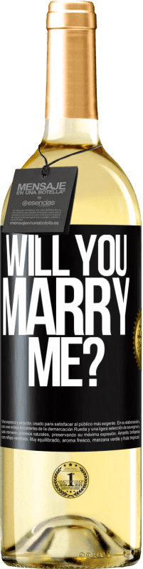 «Will you marry me?» WHITE Edition