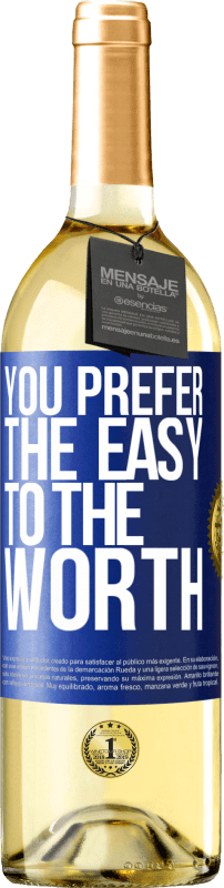 29,95 € Free Shipping | White Wine WHITE Edition You prefer the easy to the worth Blue Label. Customizable label Young wine Harvest 2024 Verdejo