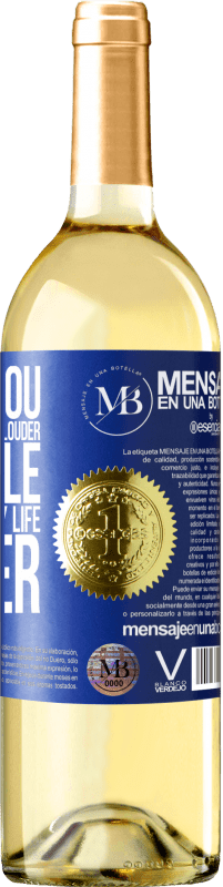 «Thank you for making my laugh louder, my smile brighter and my life better» WHITE Edition