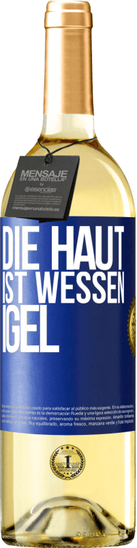 29,95 € | Weißwein WHITE Ausgabe Die Haut ist wessen Igel Blaue Markierung. Anpassbares Etikett Junger Wein Ernte 2024 Verdejo