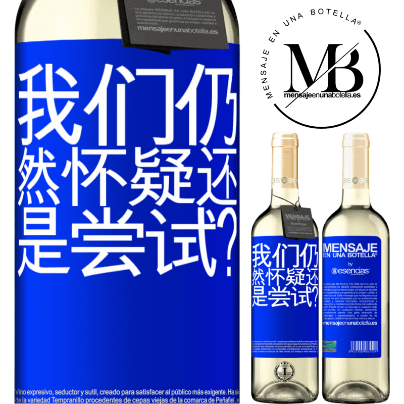 «我们仍然怀疑还是尝试？» WHITE版