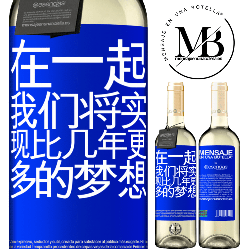 «在一起，我们将实现比几年更多的梦想» WHITE版
