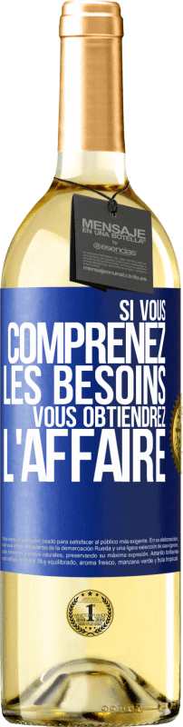 29,95 € Envoi gratuit | Vin blanc Édition WHITE Si vous comprenez les besoins vous obtiendrez l'affaire Étiquette Bleue. Étiquette personnalisable Vin jeune Récolte 2024 Verdejo