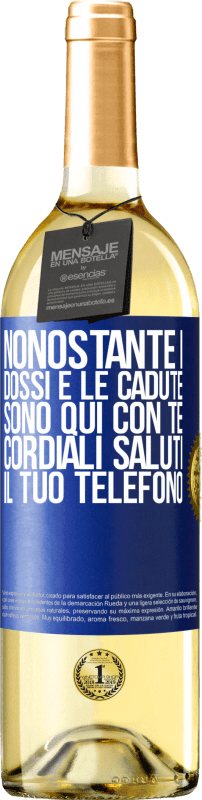 29,95 € | Vino bianco Edizione WHITE Nonostante i dossi e le cadute, sono qui con te. Cordiali saluti, il tuo telefono Etichetta Blu. Etichetta personalizzabile Vino giovane Raccogliere 2025 Verdejo