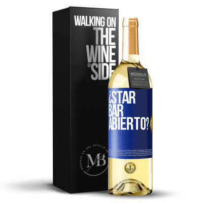 «¿STAR BAR abierto?» Edizione WHITE