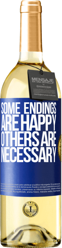 29,95 € | White Wine WHITE Edition Some endings are happy. Others are necessary Blue Label. Customizable label Young wine Harvest 2023 Verdejo
