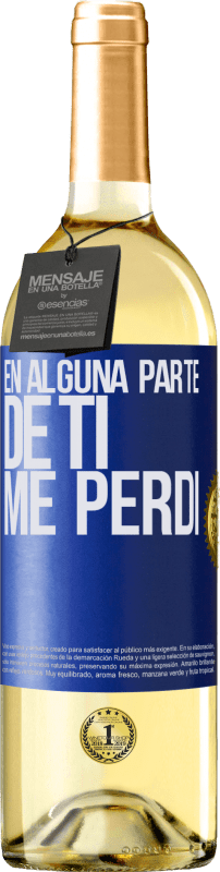 29,95 € | Vino Blanco Edición WHITE En alguna parte de ti me perdí Etiqueta Azul. Etiqueta personalizable Vino joven Cosecha 2024 Verdejo