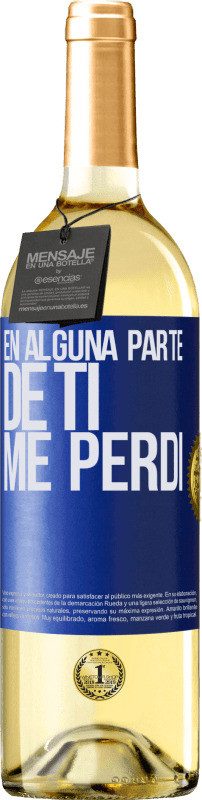 29,95 € | Vino Blanco Edición WHITE En alguna parte de ti me perdí Etiqueta Azul. Etiqueta personalizable Vino joven Cosecha 2025 Verdejo