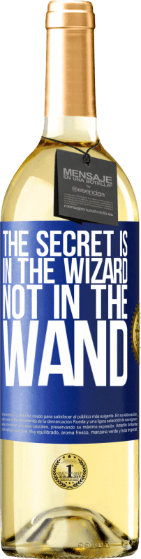 29,95 € | White Wine WHITE Edition The secret is in the wizard, not in the wand Blue Label. Customizable label Young wine Harvest 2024 Verdejo