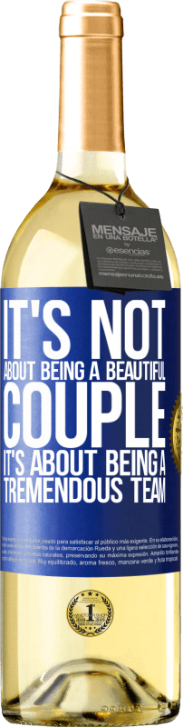 29,95 € | White Wine WHITE Edition It's not about being a beautiful couple. It's about being a tremendous team Blue Label. Customizable label Young wine Harvest 2024 Verdejo