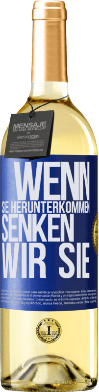 29,95 € | Weißwein WHITE Ausgabe Wenn Sie herunterkommen, senken wir Sie Blaue Markierung. Anpassbares Etikett Junger Wein Ernte 2023 Verdejo