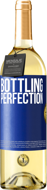 29,95 € Envío gratis | Vino Blanco Edición WHITE Bottling perfection Etiqueta Azul. Etiqueta personalizable Vino joven Cosecha 2024 Verdejo