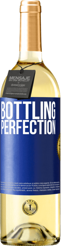 29,95 € | Vinho branco Edição WHITE Bottling perfection Etiqueta Azul. Etiqueta personalizável Vinho jovem Colheita 2023 Verdejo