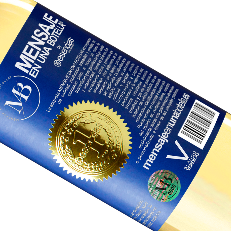 Limited Edition. «The content of this bottle rejuvenates. It is possible that tomorrow you wake up like a baby: vomited, pissed, shitted and» WHITE Edition