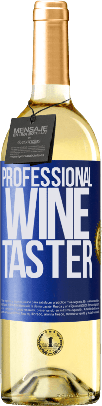 29,95 € | Weißwein WHITE Ausgabe Professional wine taster Blaue Markierung. Anpassbares Etikett Junger Wein Ernte 2024 Verdejo