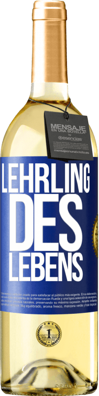 29,95 € | Weißwein WHITE Ausgabe Lehrling des Lebens Blaue Markierung. Anpassbares Etikett Junger Wein Ernte 2023 Verdejo