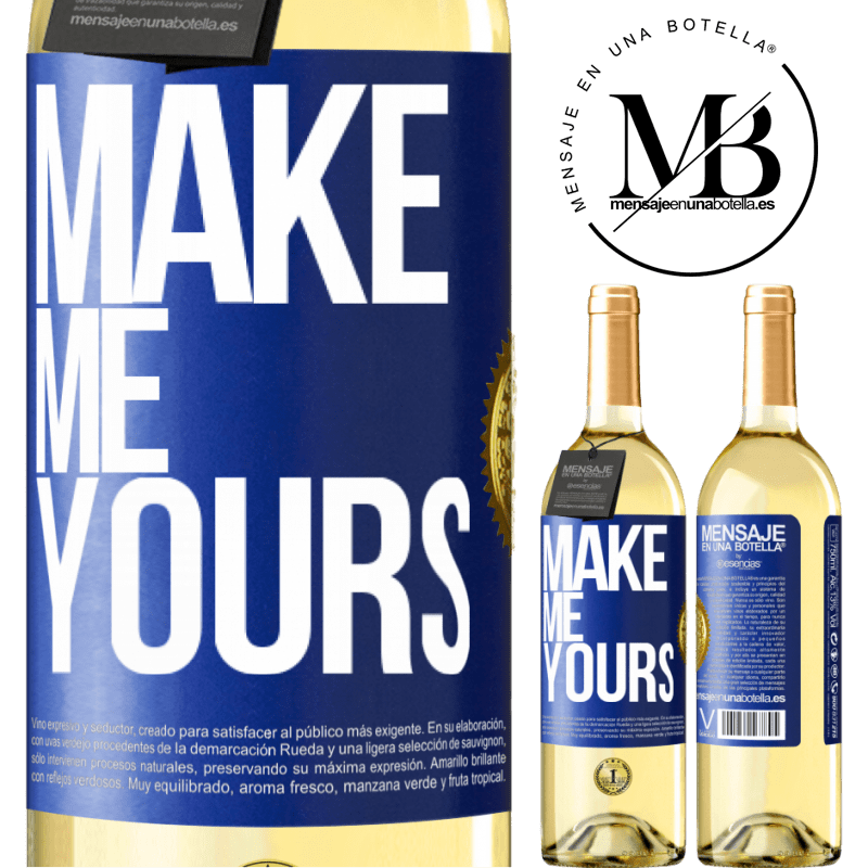 29,95 € Free Shipping | White Wine WHITE Edition Make me yours Blue Label. Customizable label Young wine Harvest 2024 Verdejo