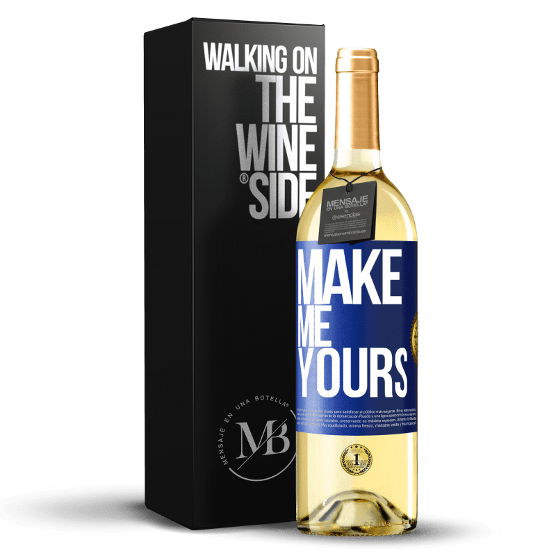29,95 € Free Shipping | White Wine WHITE Edition Make me yours Blue Label. Customizable label Young wine Harvest 2022 Verdejo