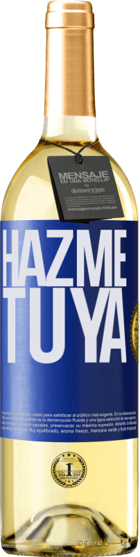 29,95 € | Vino Blanco Edición WHITE Hazme tuya Etiqueta Azul. Etiqueta personalizable Vino joven Cosecha 2024 Verdejo