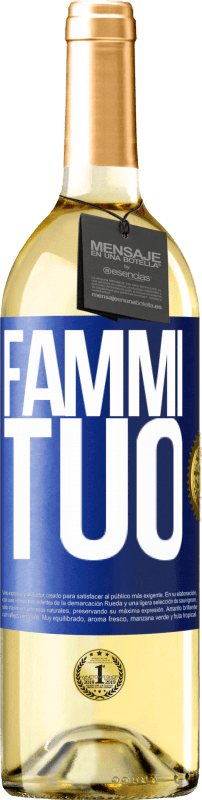 29,95 € | Vino bianco Edizione WHITE Fammi tuo Etichetta Blu. Etichetta personalizzabile Vino giovane Raccogliere 2024 Verdejo