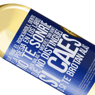 Expresiones Únicas y Personales. «Ella trae el Rock&Roll dentro y la poesía en los labios. No te sonríe, te lanza balas, y mueres tan bonito, que no» Edición WHITE