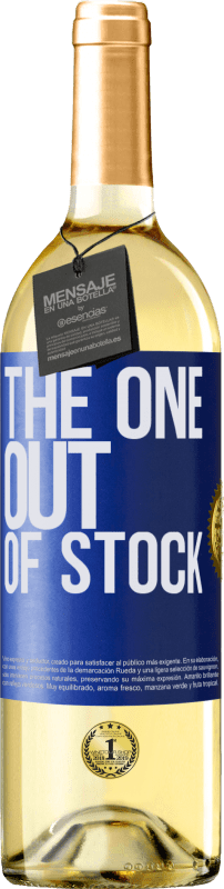 «The one out of stock» WHITE Ausgabe