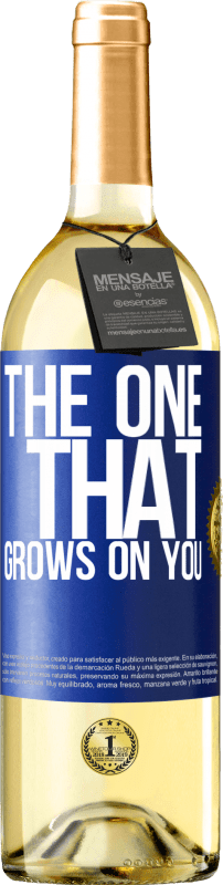 29,95 € | Белое вино Издание WHITE The one that grows on you Синяя метка. Настраиваемая этикетка Молодое вино Урожай 2024 Verdejo