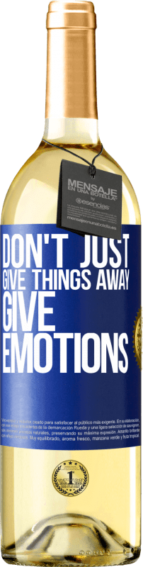 29,95 € | White Wine WHITE Edition Don't just give things away, give emotions Blue Label. Customizable label Young wine Harvest 2024 Verdejo