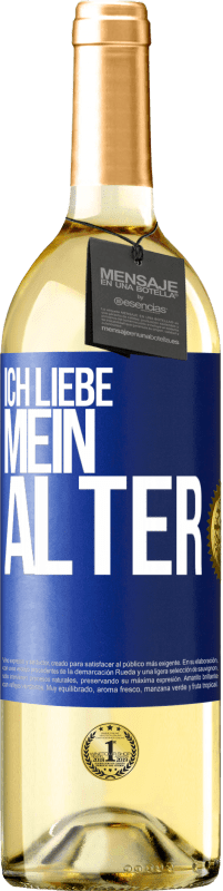 29,95 € | Weißwein WHITE Ausgabe Ich liebe mein Alter Blaue Markierung. Anpassbares Etikett Junger Wein Ernte 2023 Verdejo