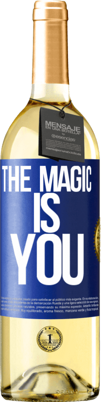 29,95 € | White Wine WHITE Edition The magic is you Blue Label. Customizable label Young wine Harvest 2024 Verdejo