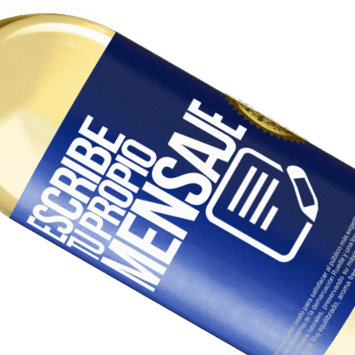 Expresiones Únicas y Personales. «Aviso: contiene perfección embotellada» Edición WHITE