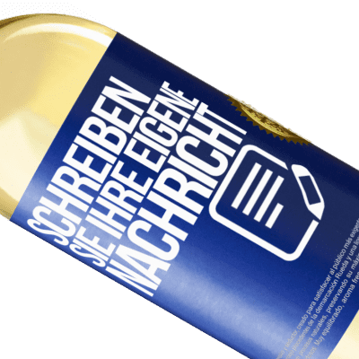 Einzigartige und Persönliche Ausdrücke. «Bottling perfection» WHITE Ausgabe