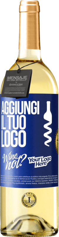 29,95 € | Vino bianco Edizione WHITE Aggiungi il tuo logo Etichetta Blu. Etichetta personalizzabile Vino giovane Raccogliere 2023 Verdejo