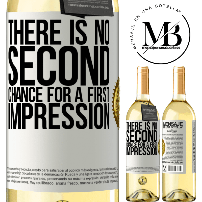 29,95 € Free Shipping | White Wine WHITE Edition There is no second chance for a first impression White Label. Customizable label Young wine Harvest 2023 Verdejo
