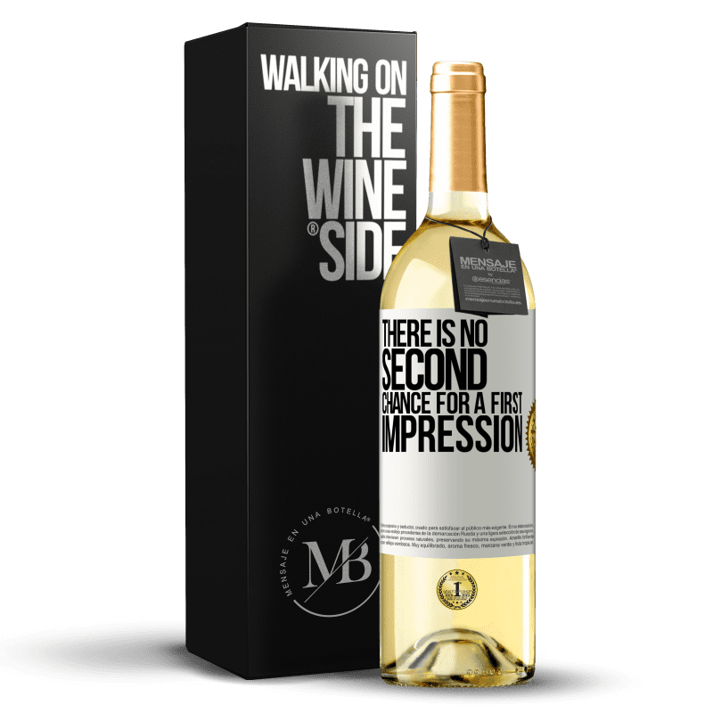 29,95 € Free Shipping | White Wine WHITE Edition There is no second chance for a first impression White Label. Customizable label Young wine Harvest 2024 Verdejo