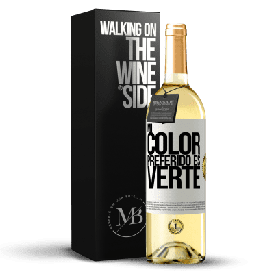 «Mi color preferido es: verte» WHITE Edition