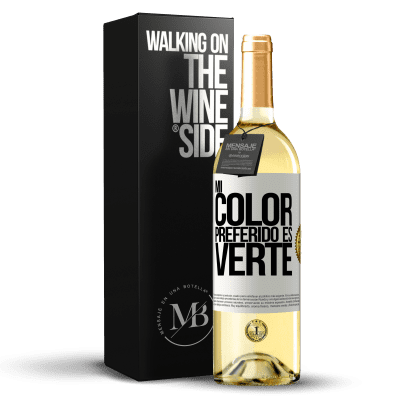 «Mi color preferido es: verte» WHITE Ausgabe