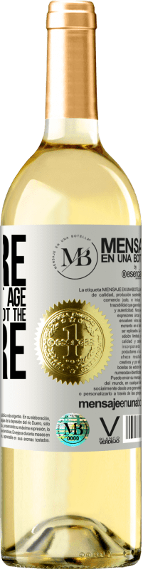 «We are in the perfect age to keep the blame, not the desire» WHITE Edition